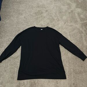 Black long sweater - Old Navy. Cotton, size medium. Barely worn.